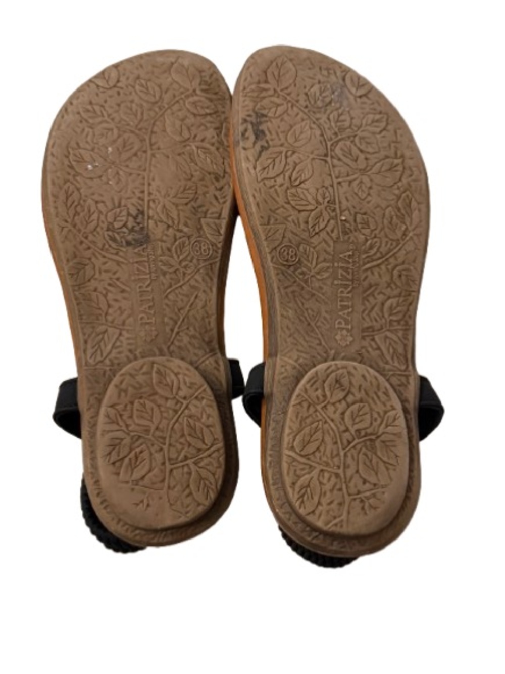 Patrizia Gadelina Embellished T Strap Sandals EU 38 Boho Rhinestone Comfort - Picture 7 of 7